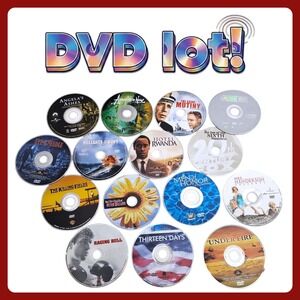 Lot Of 15 Movies War, History & Biographical Drama Loose Discs DVD Wholesale